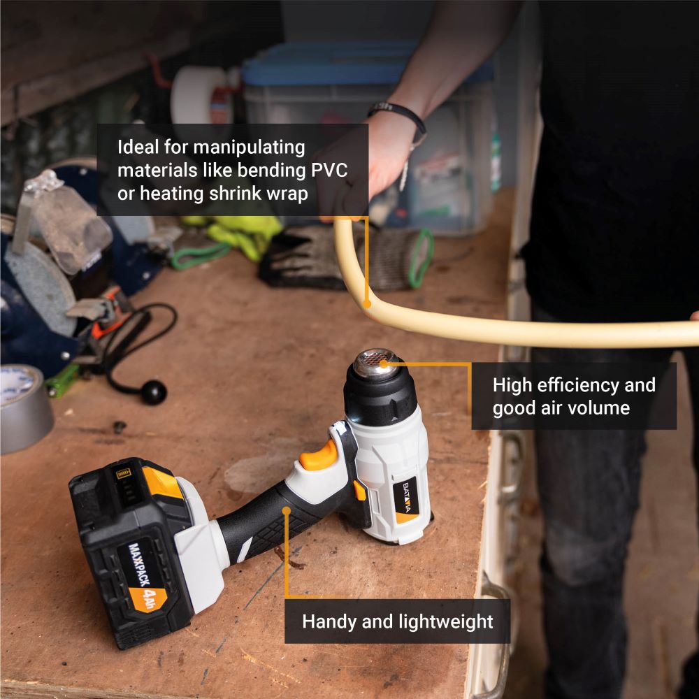 18V Décapeur Thermique sans fil 550°C