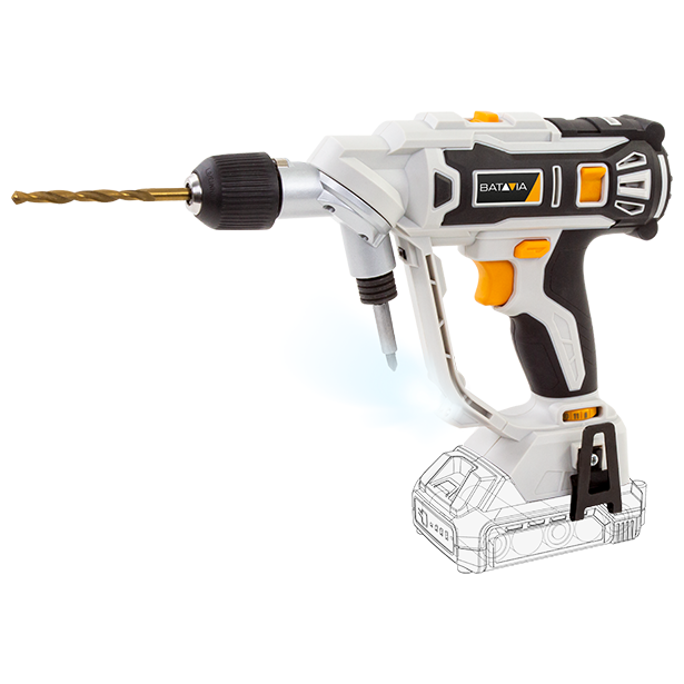 Twin Drill Taladro Atornillador 18V de Batería