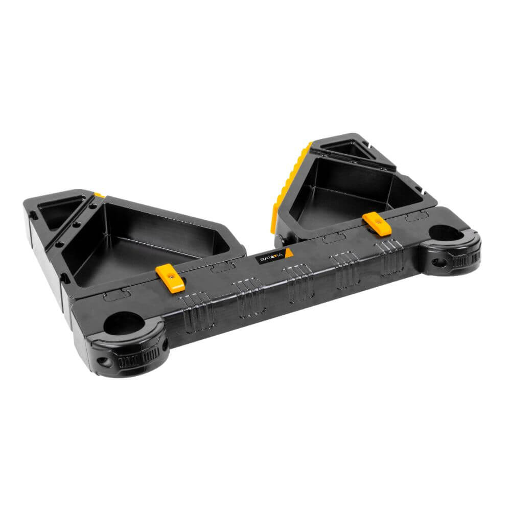 Stand-Off and Tool Tray for Telescopic Ladders