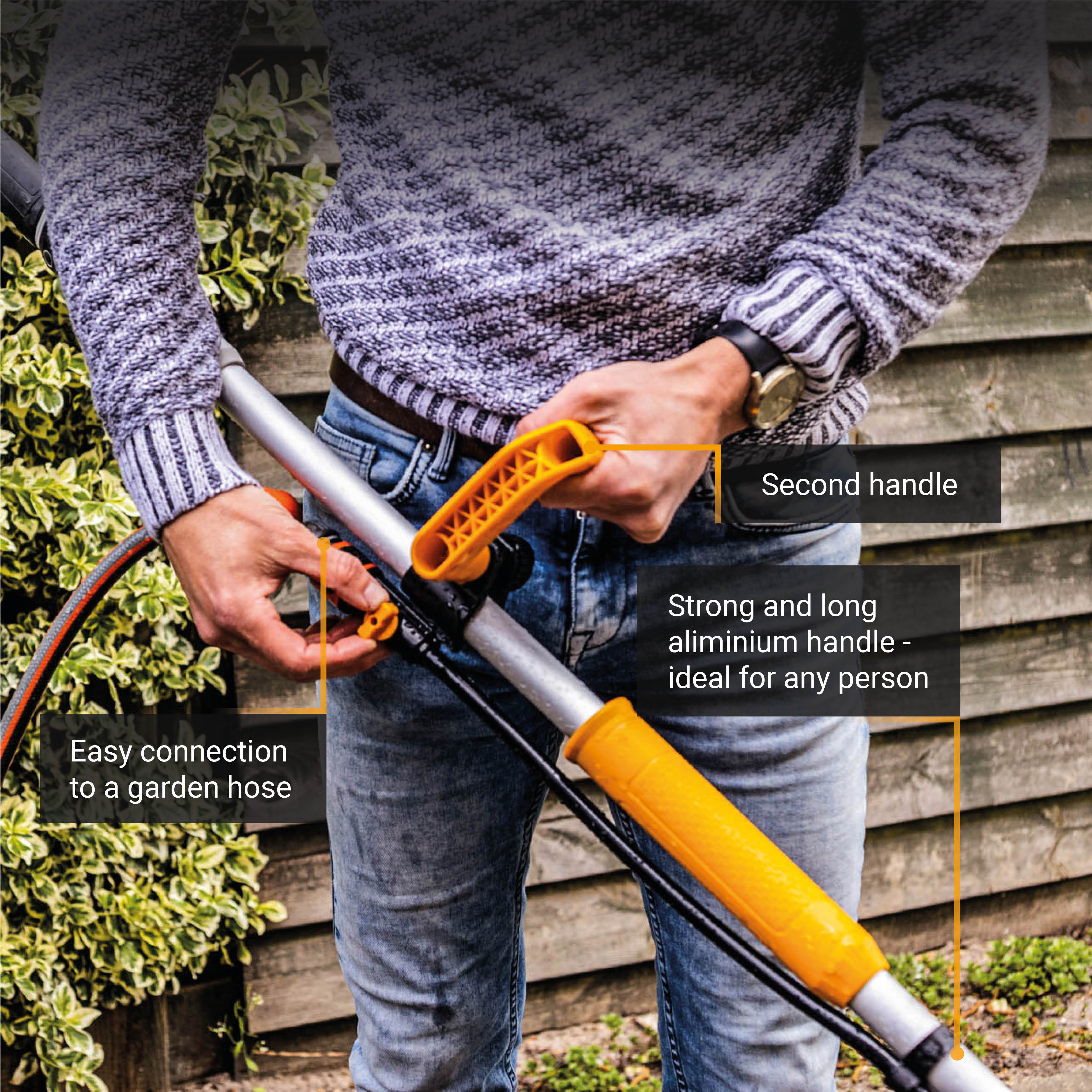18V Twin Brush Cordless Brushless Power Scrubber