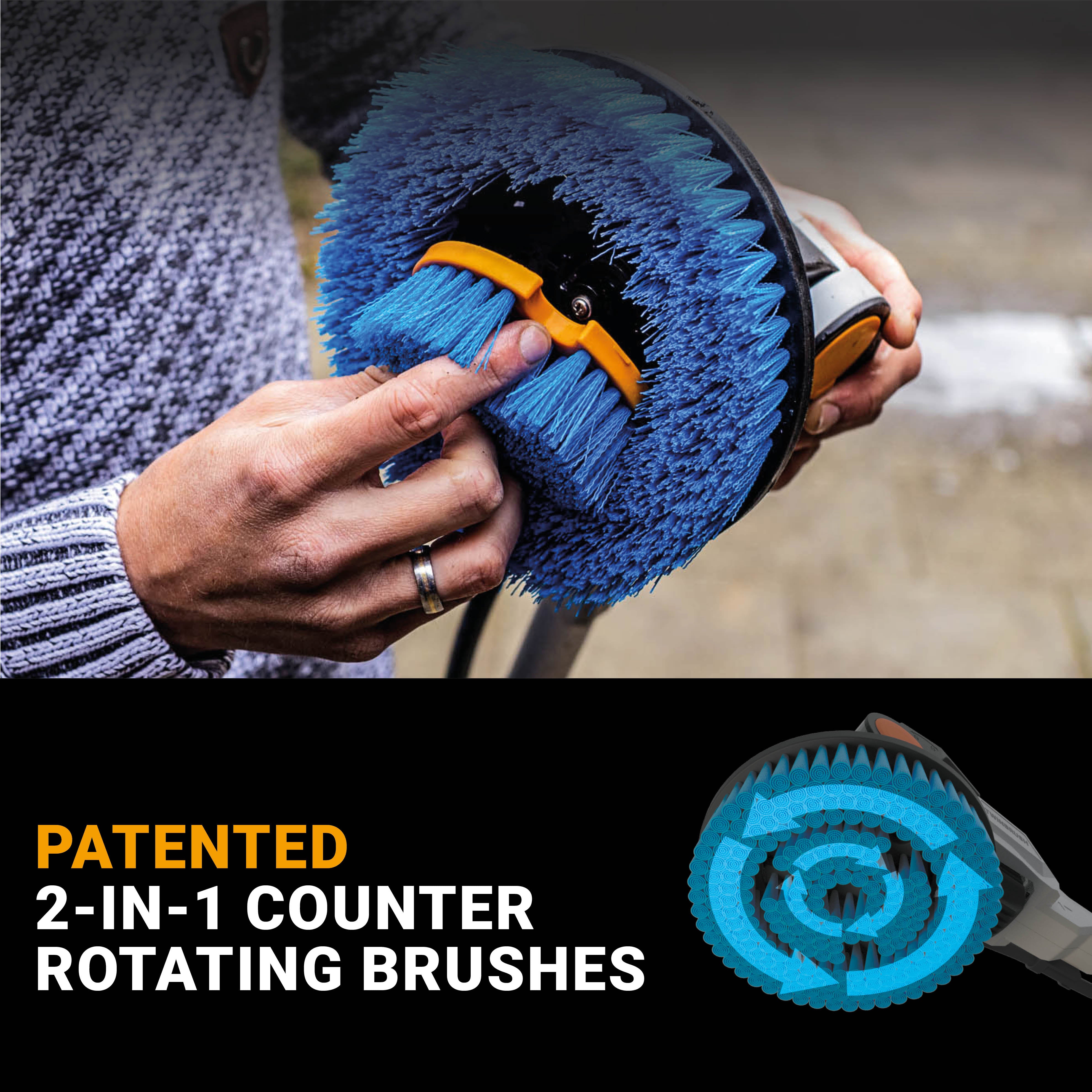 18V Twin Brush Cordless Brushless Power Scrubber