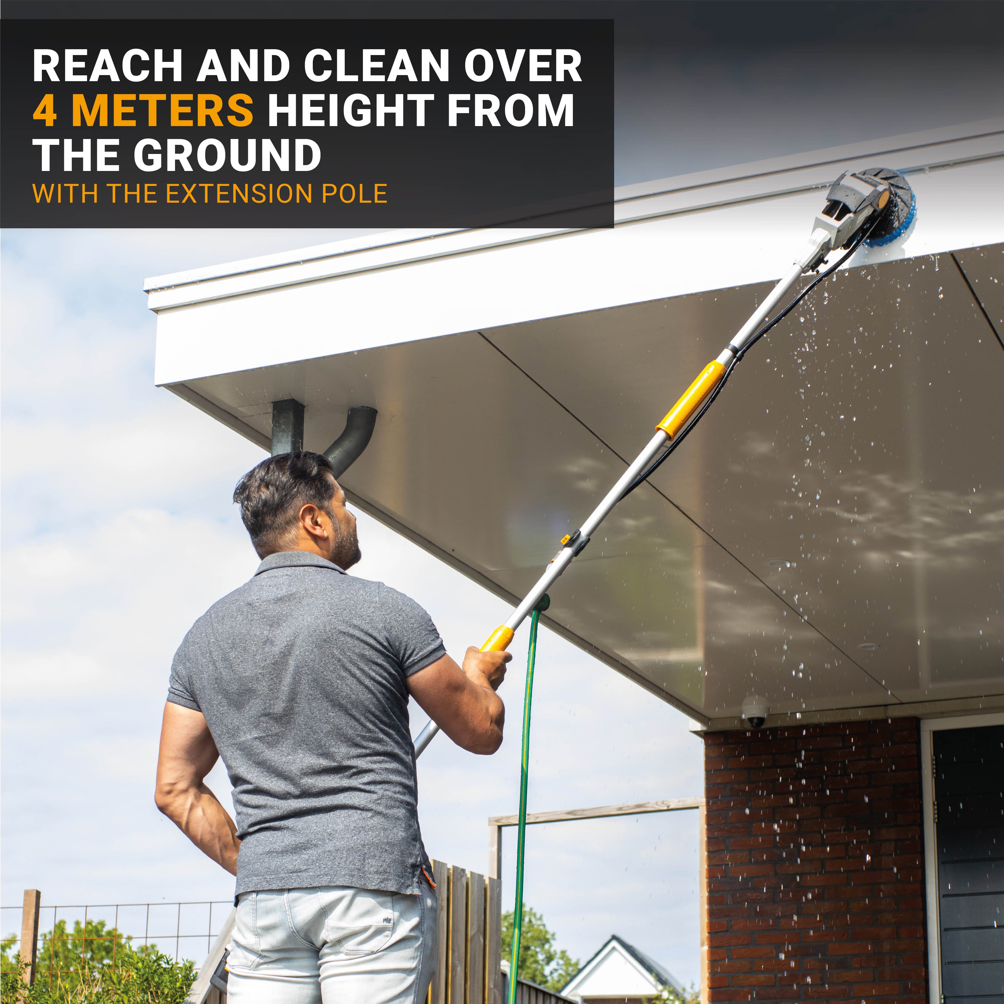 18V Twin Brush Cordless Brushless Power Scrubber