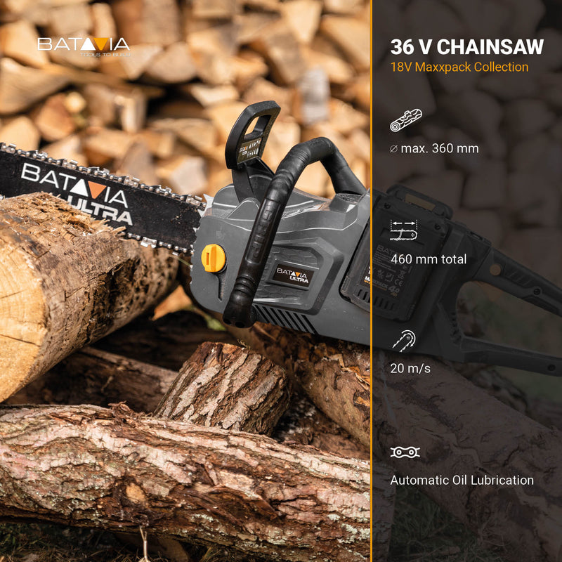 Load image into Gallery viewer, 36V Cordless Brushless Chainsaw 18&#39;&#39; 450mm
