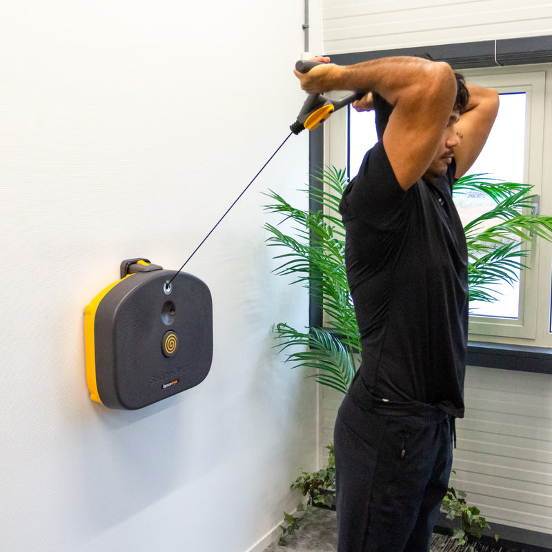 Carica immagine in Galleria Viewer, Multi Fitness System SpaceGym - 40+ Exercises - Incl. Wall Bracket &amp; Extra Disc
