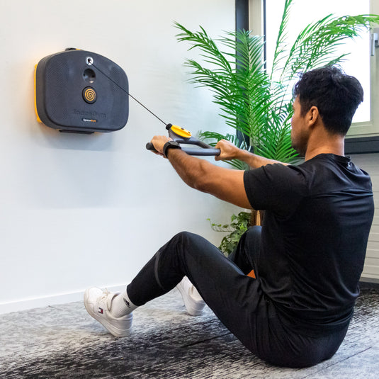 Multi Fitness System SpaceGym - 40+ Exercises - Incl. Wall Bracket & Extra Disc