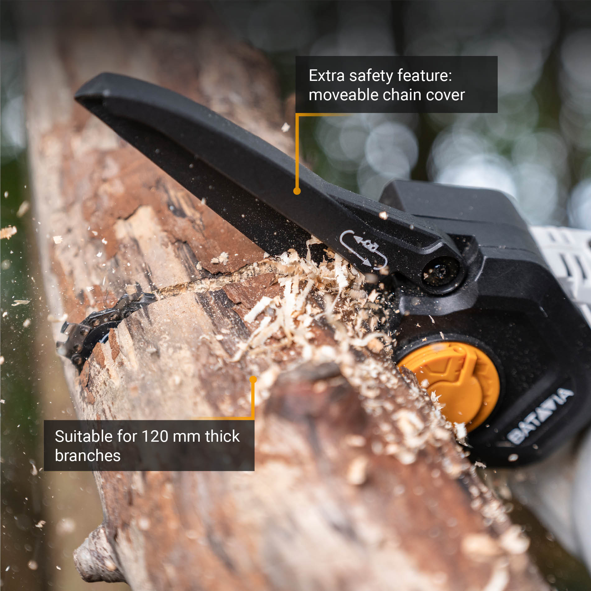 Nexxsaw Motosierra Compacta 18V de Batería 6'' V3