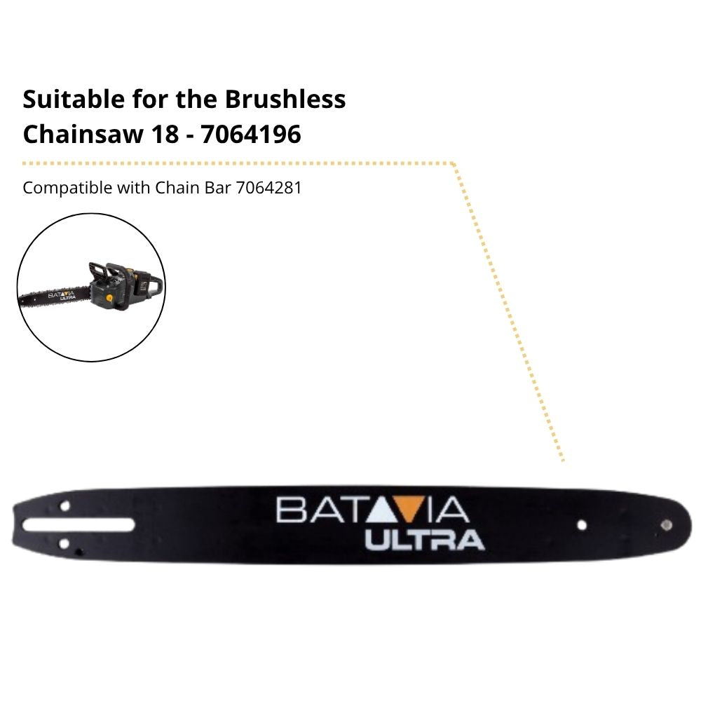 Chain Bar - for the 36V (2 x 18V) Brushless Chainsaw 18'' - view 2