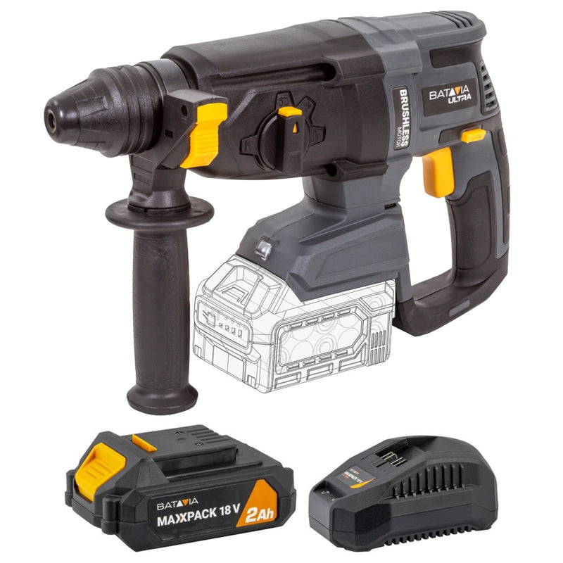 Load image into Gallery viewer, 18V Cordless Brushless Rotary Hammer SDS+
