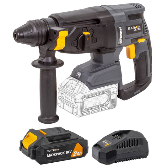 18V Cordless Brushless Rotary Hammer SDS+