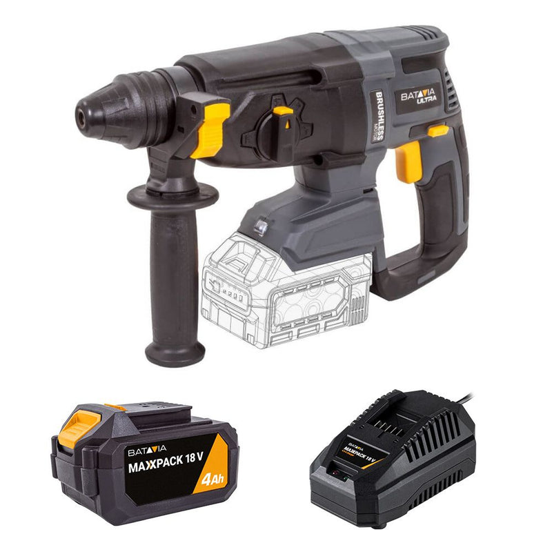 Laden Sie das Bild in Galerie -Viewer, 18V Brushless Akku-Bohrhammer SDS+
