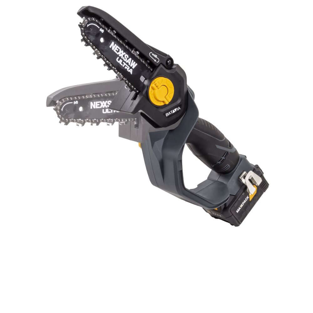 18V Nexxsaw Cordless Brushless One-Hand Chainsaw V3 Ultra 7''