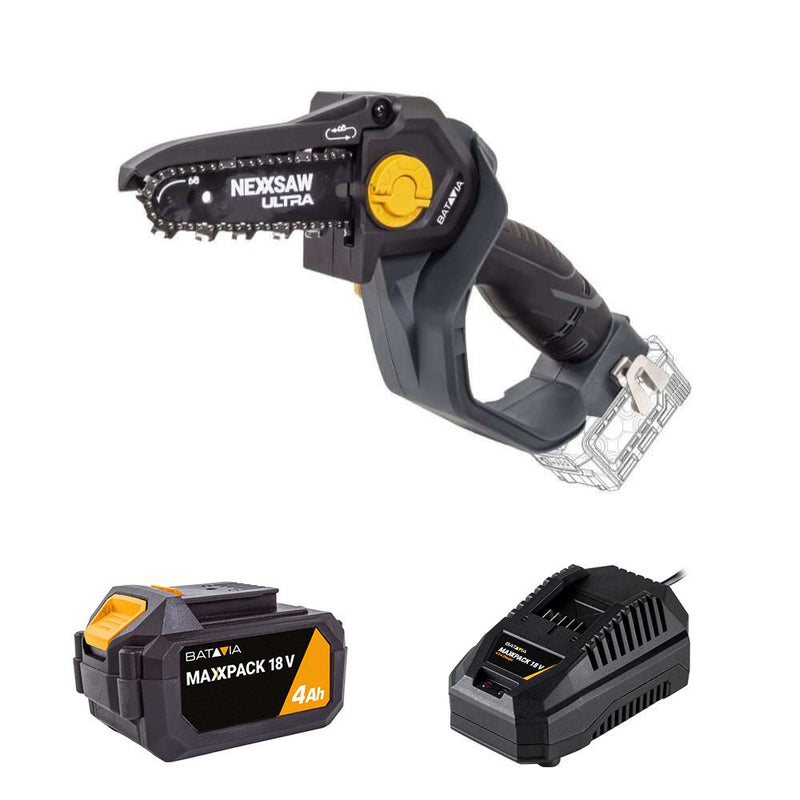 Laden Sie das Bild in Galerie -Viewer, 18V Nexxsaw Akku-Kettensäge Brushless 7'' V3 Ultra
