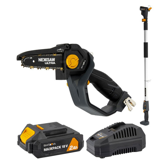 18V Nexxsaw Cordless Brushless Telescopic One-Hand Chainsaw V3 Ultra