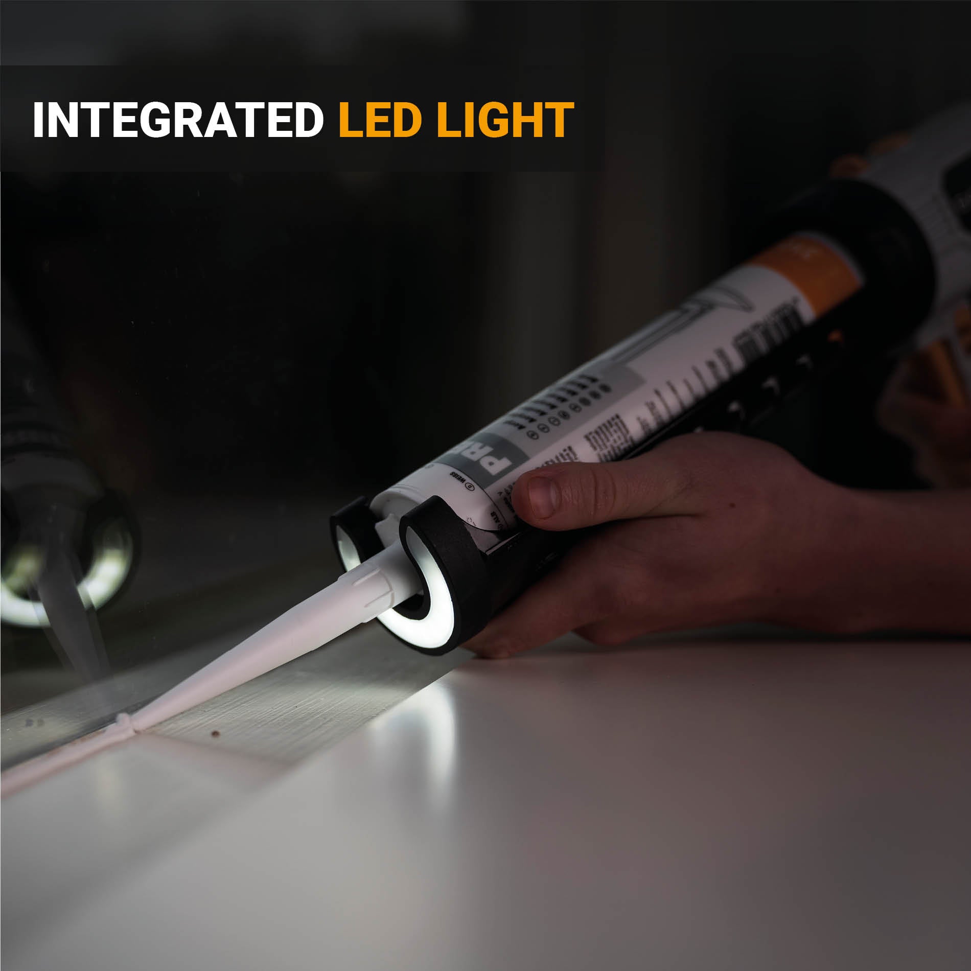 Maxxpush® Pistola de Calafateo LED Inalámbrica de 6V