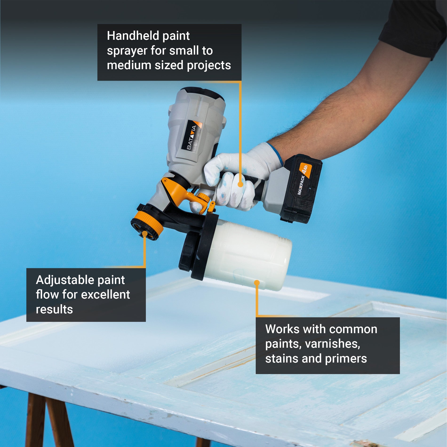 18V Cordless Paint Sprayer