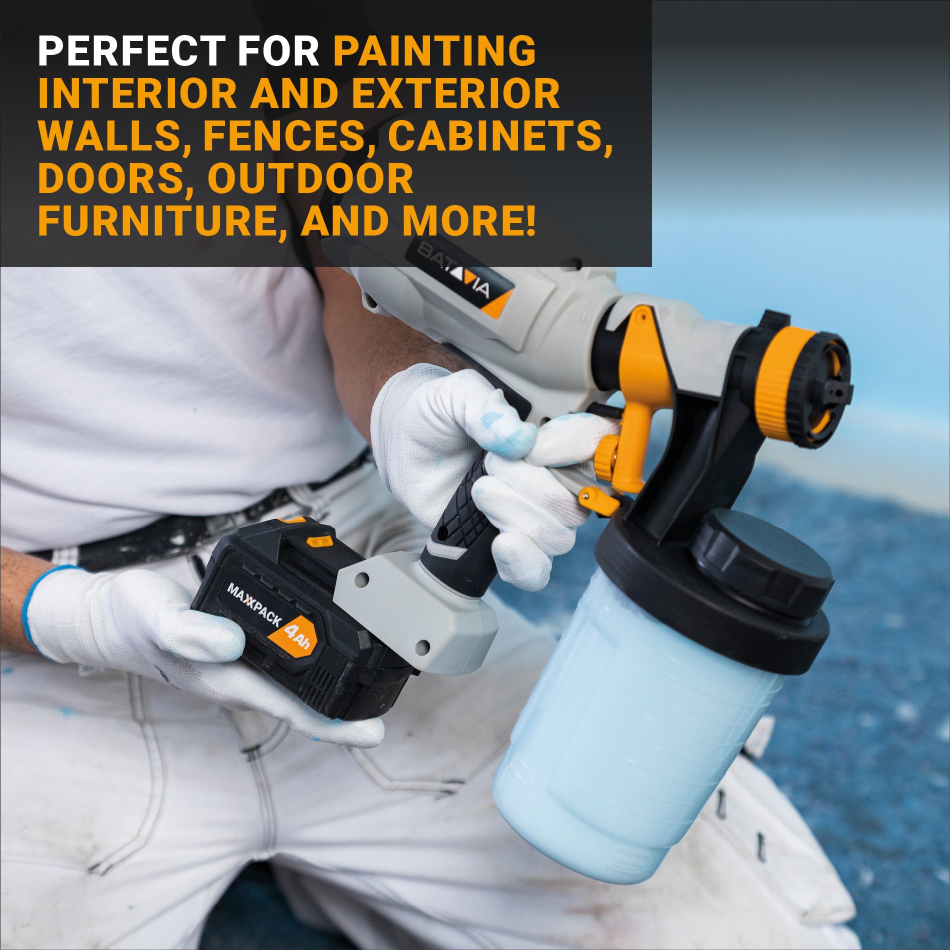 18V Cordless Paint Sprayer