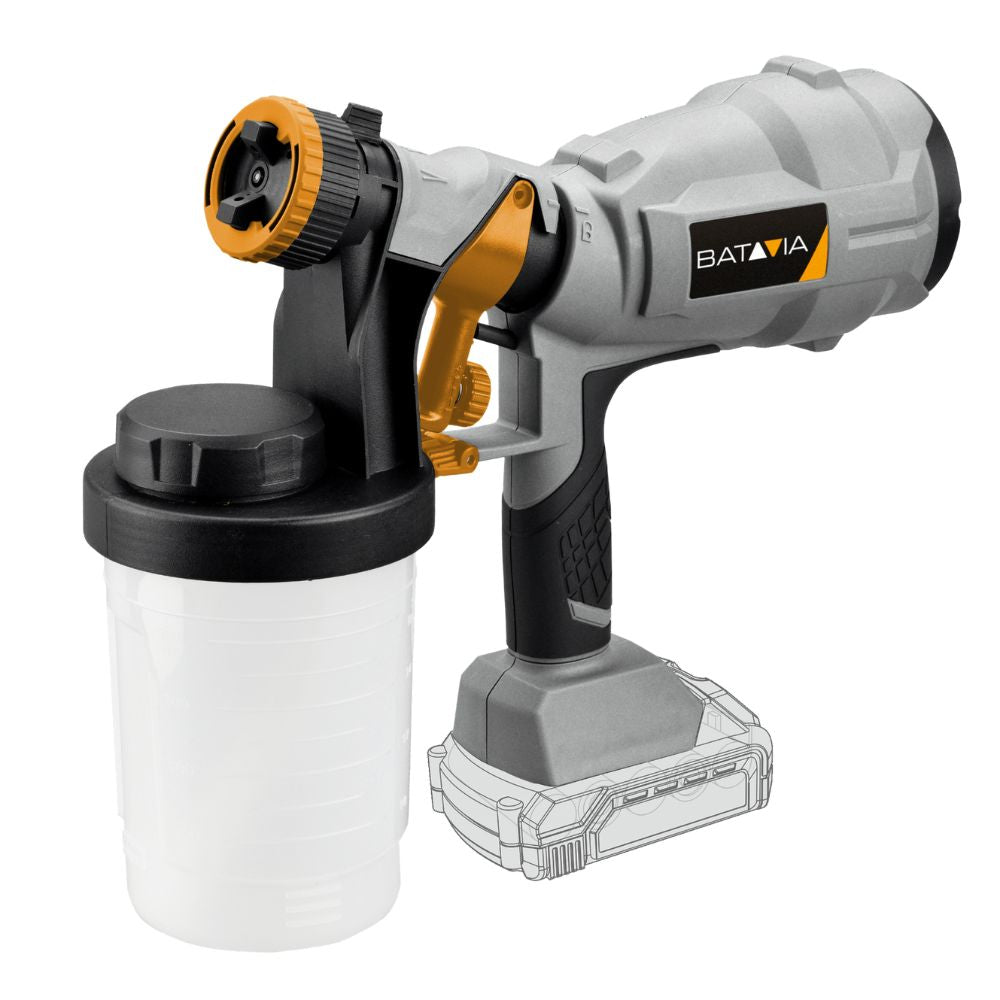 18V Accu Verfspuit