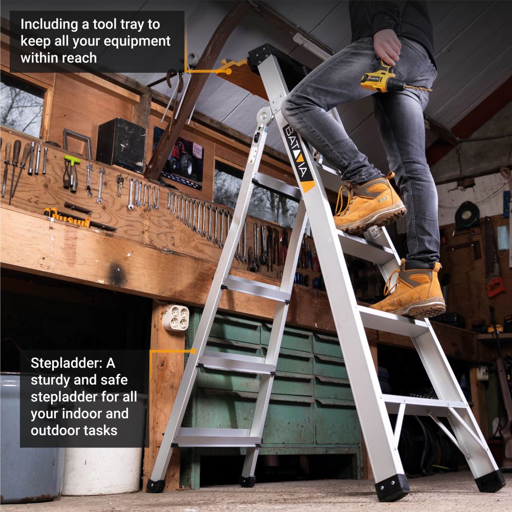 3-in-1 Multifunctionele ladder