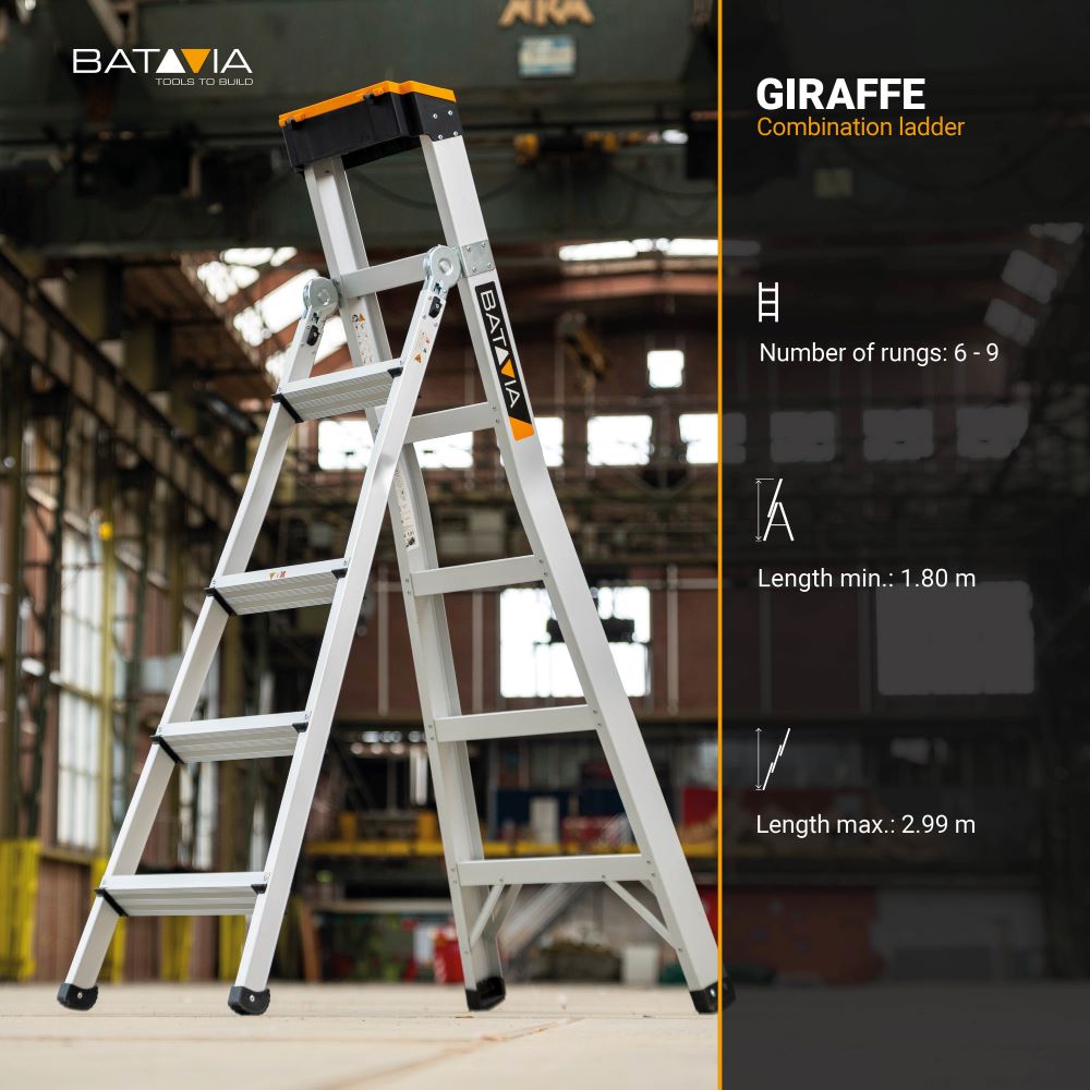3-in-1 Multifunctionele ladder