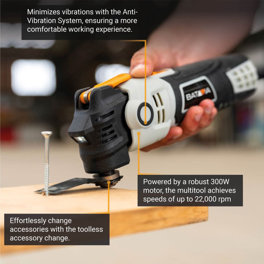 300W Multitool - Incl. Anti-Vibration System - view 6