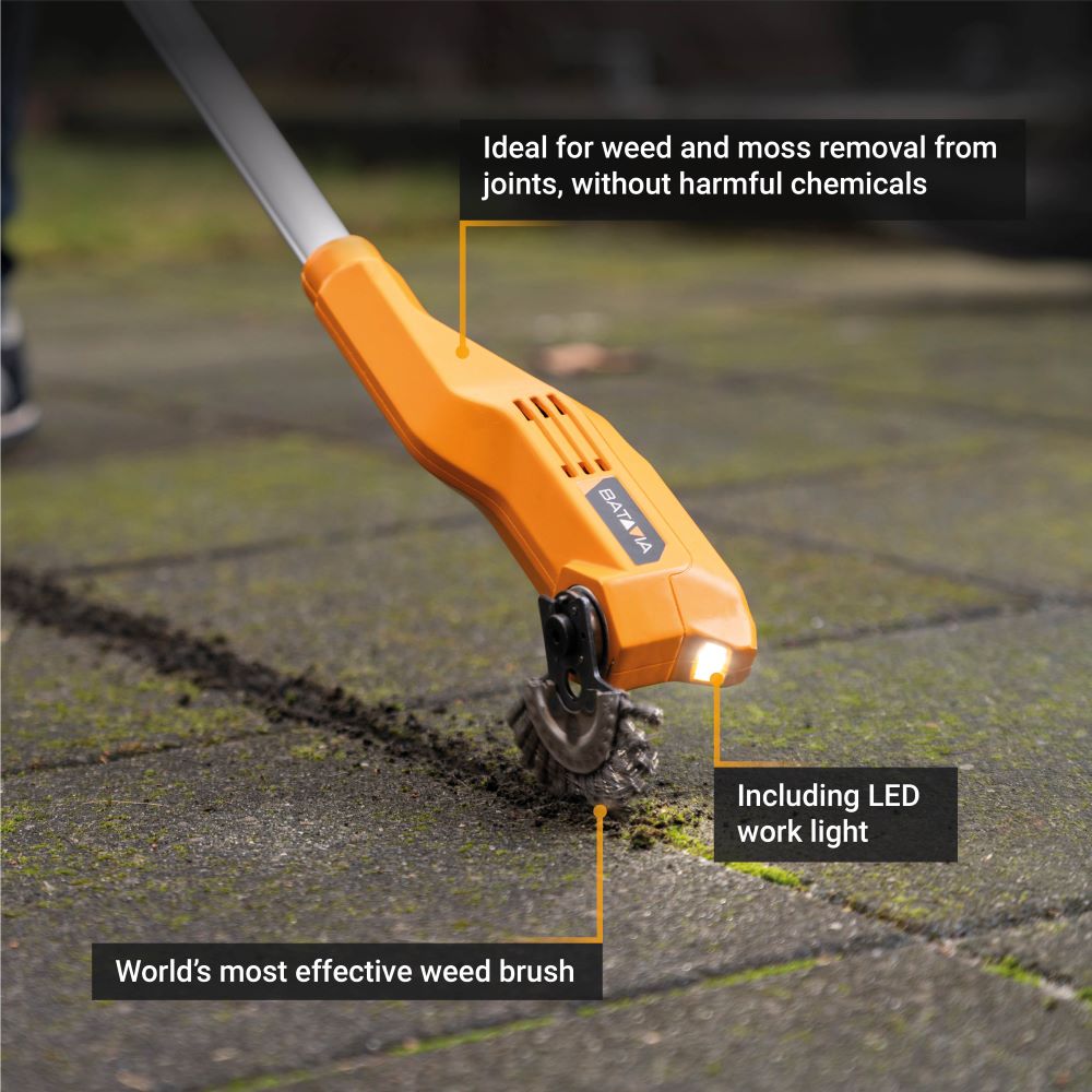 12V Fixxbrush Accu Onkruidborstel