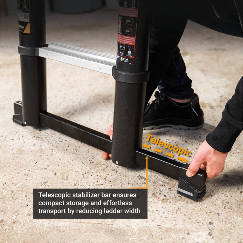 Load image into Gallery viewer, Telescopic Ladder 4.15m
