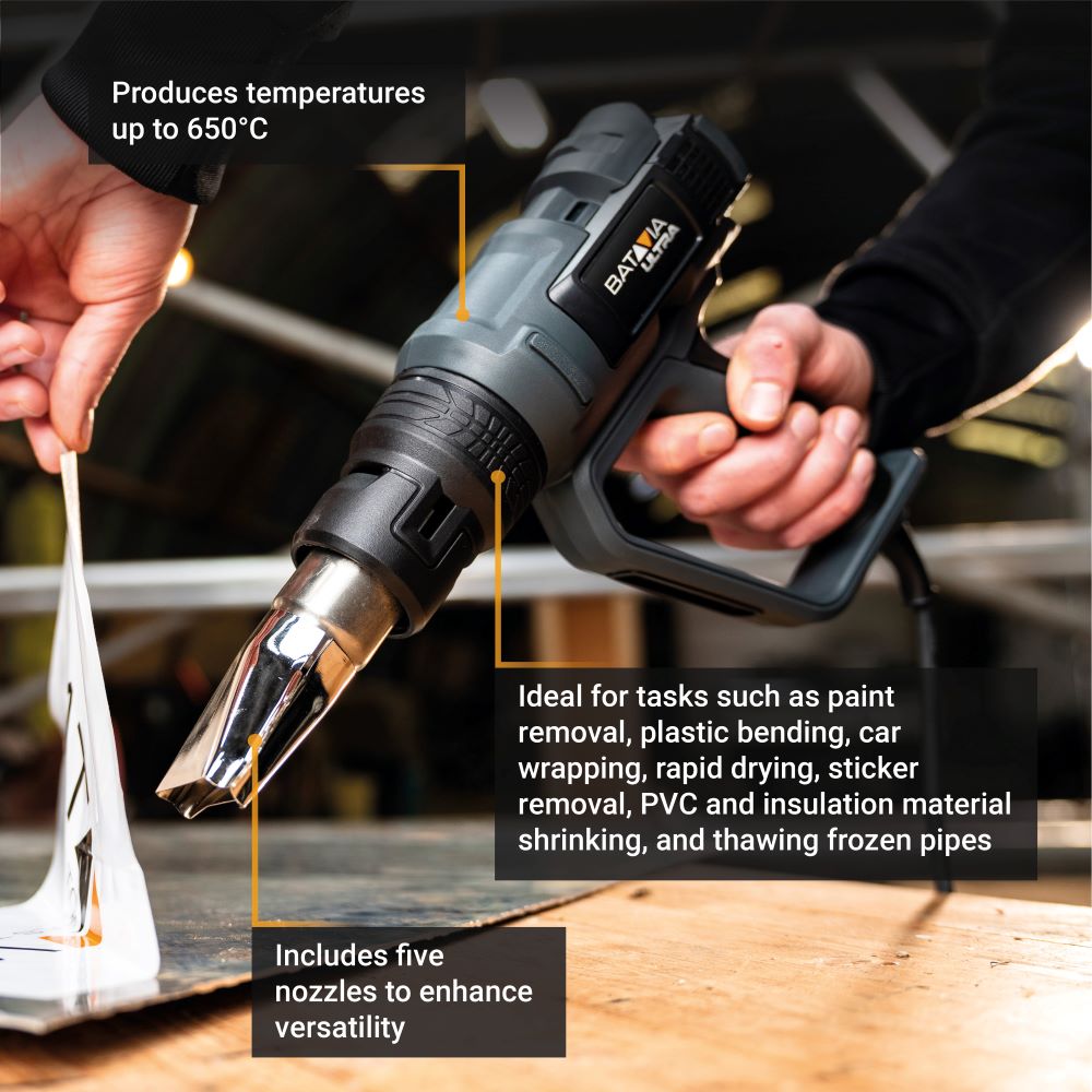 2000W Heat Gun with Digital LCD Display - view 3
