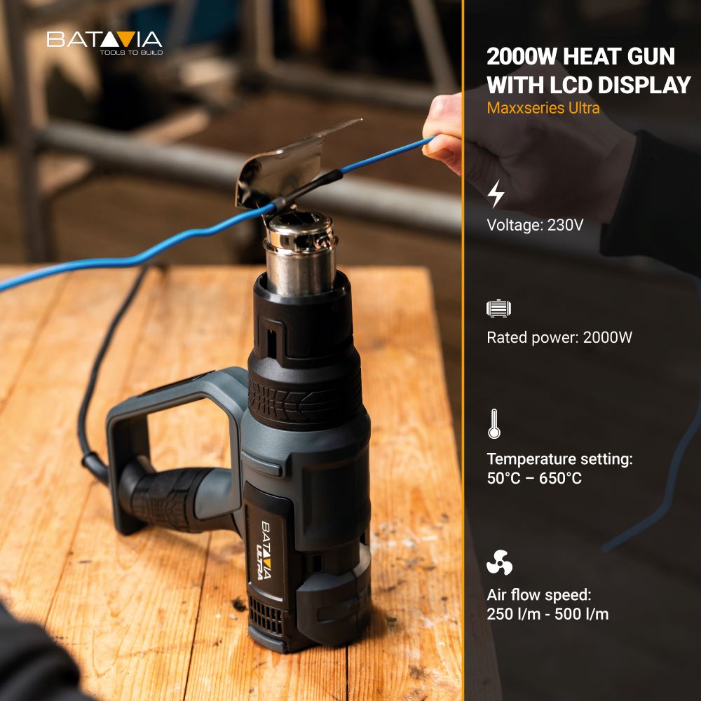 2000W Heat Gun with Digital LCD Display - view 7