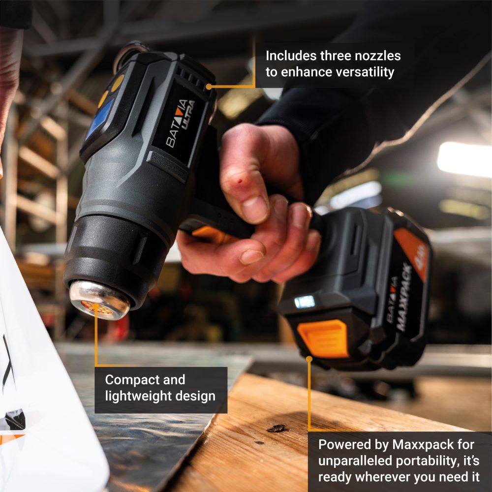 18V Cordless Heat Gun with Digital LCD Display - view 5