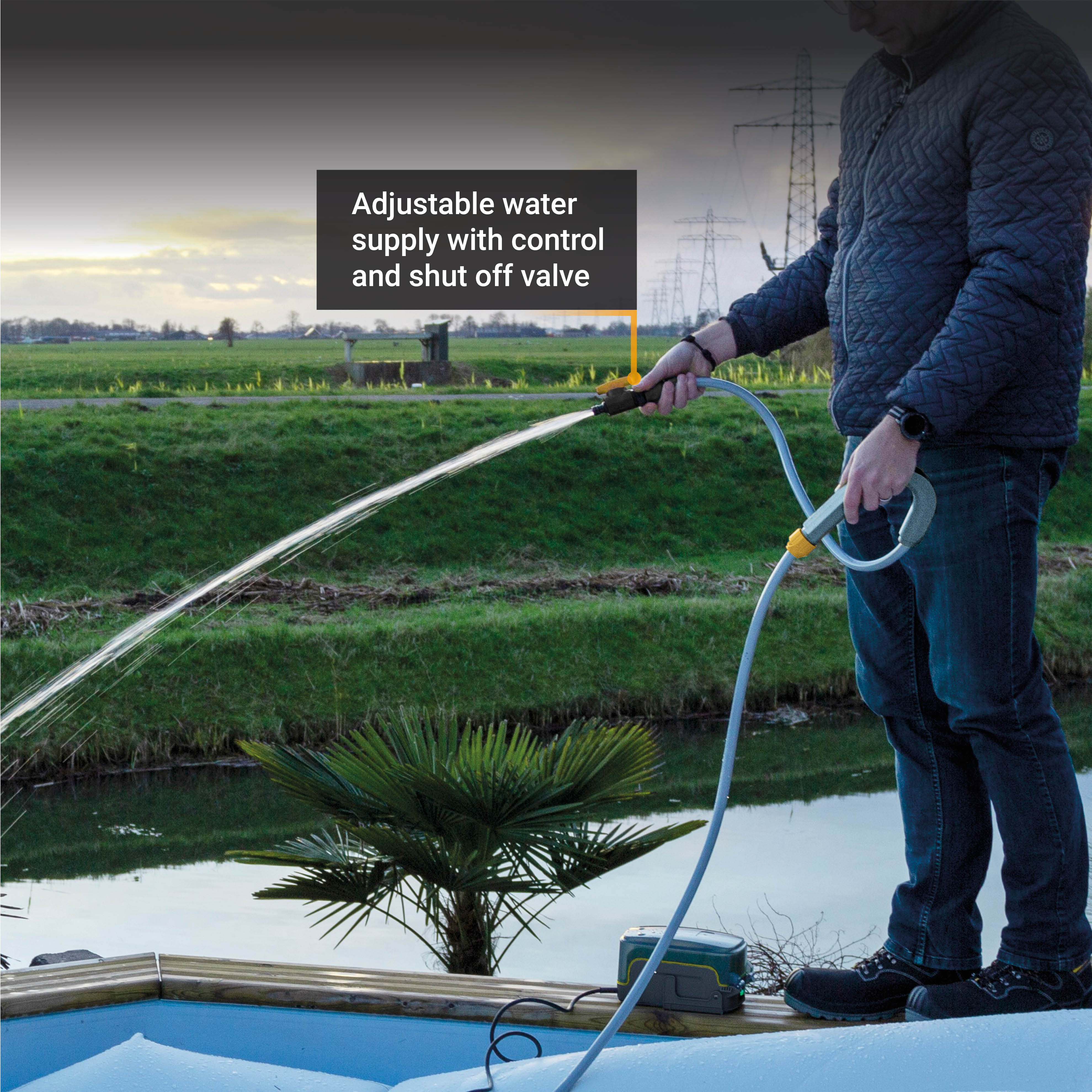 Bomba de Agua 18V de Batería