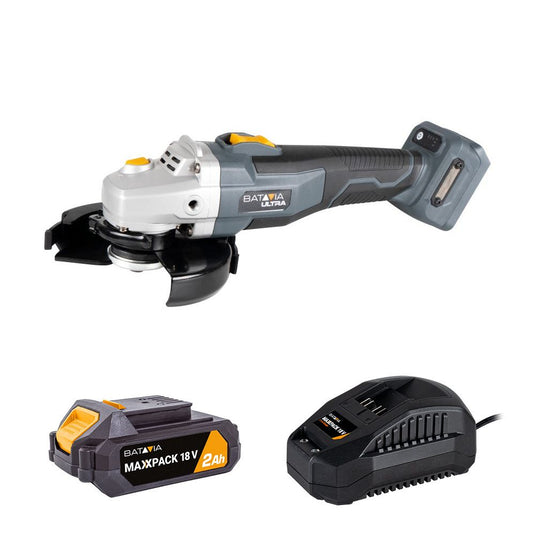 Amoladora angular sin cable brushless 18V 125mm