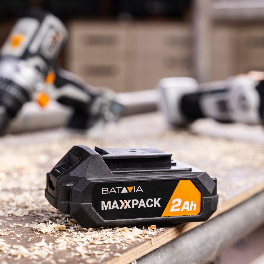 Kit Batteria E Caricabatterie Valex 18V 2Ah - Per Utensili A Batteria, Con Caricabatterie Da 1,7A