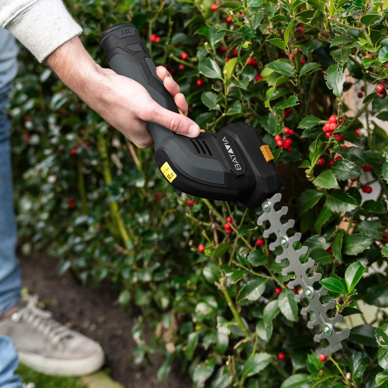 Cargue la imagen en el visor de la galería, Podadora para césped y arbustos a batería 12V

