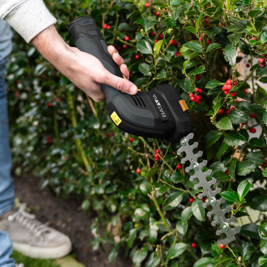 Podadora para césped y arbustos a batería 12V