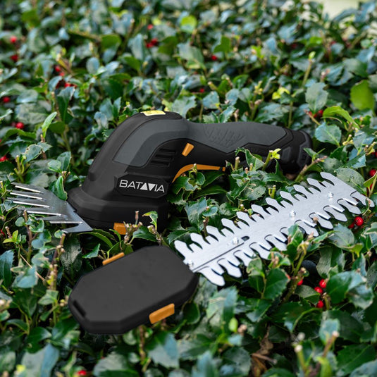 Podadora para césped y arbustos a batería 12V