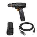 Gereedschap + 2.0Ah accu (incl. USB-C kabel)
