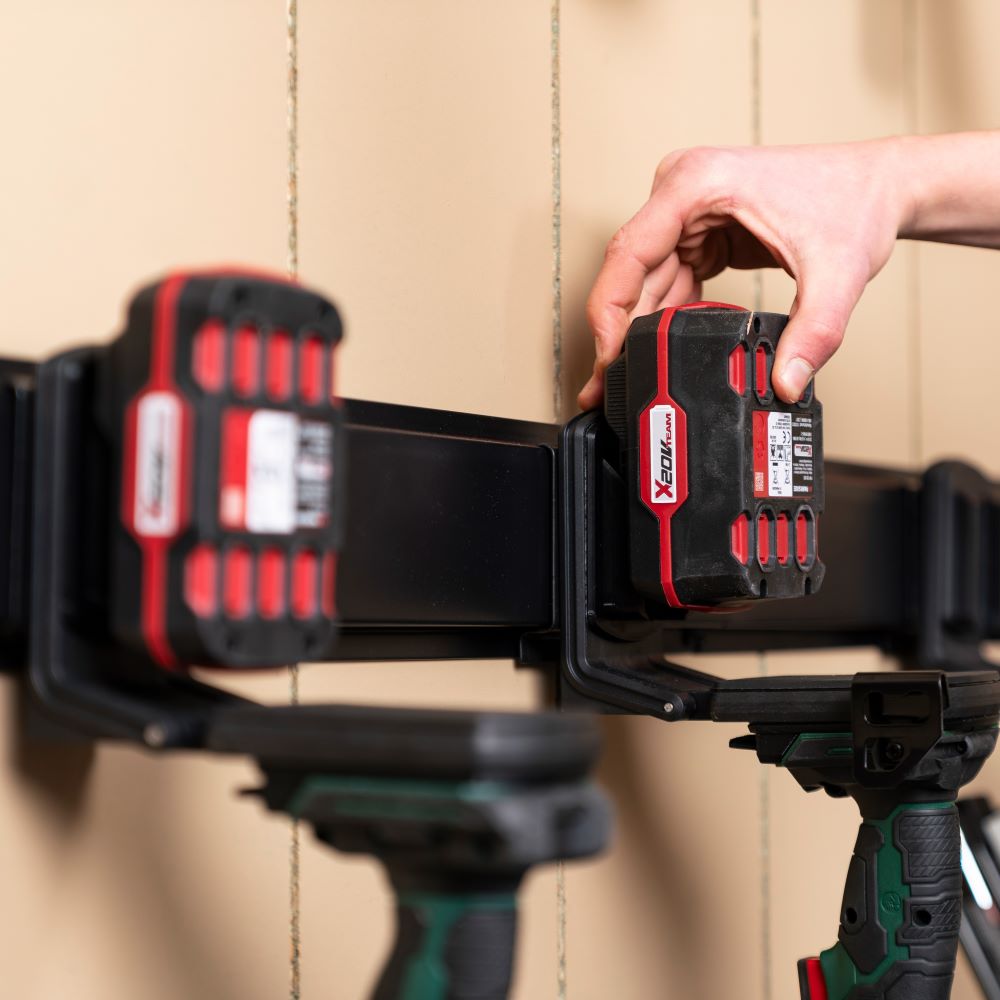Werkzeug- & Akkuhalter & Adapter (Parkside® X20V)