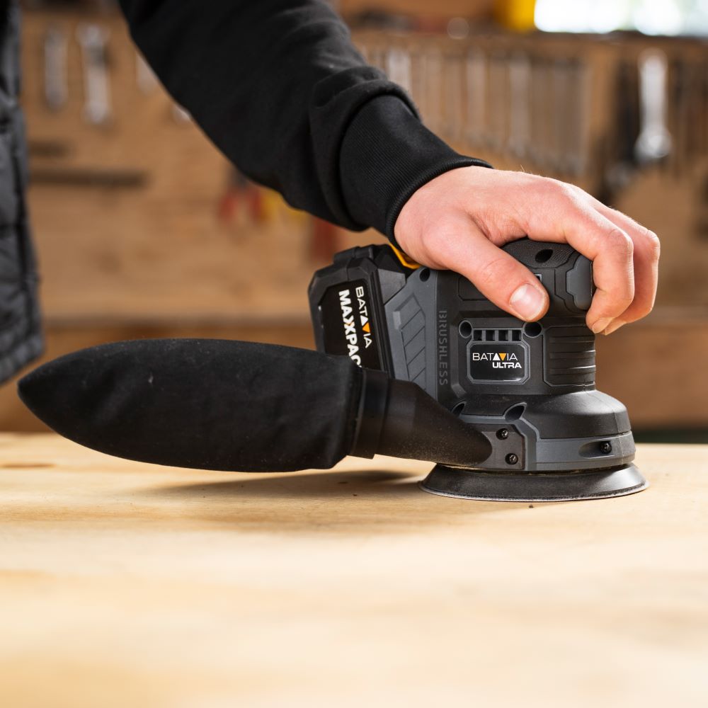 Lijadora excéntrica a batería 18V brushless 125 mm