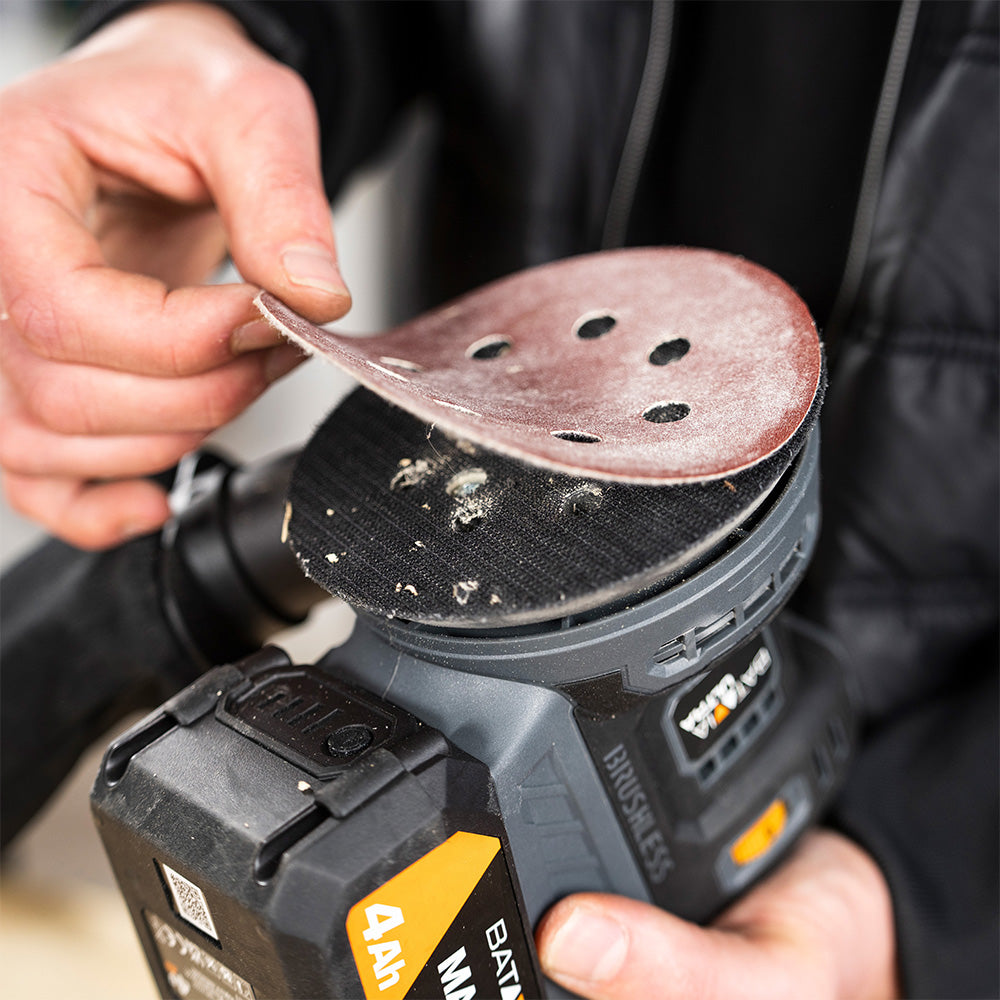 Lijadora excéntrica a batería 18V brushless 125 mm