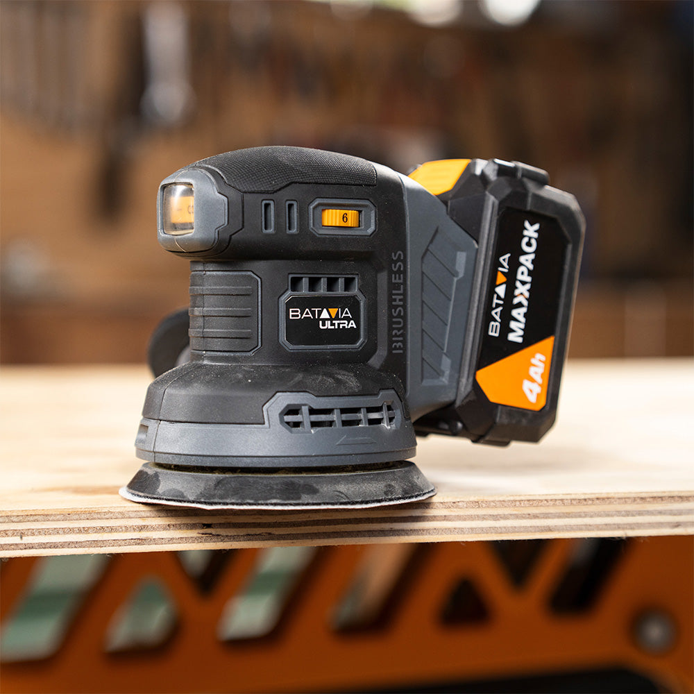 Lijadora excéntrica a batería 18V brushless 125 mm