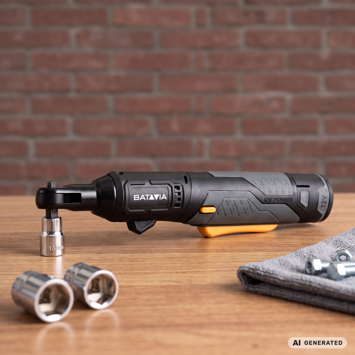 12V Clé à Cliquet Sans Fil - Avec Batterie 2.0 Ah Et Câble De Charge USB-C