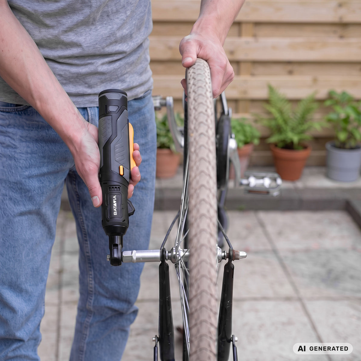 12V Clé à Cliquet Sans Fil - Avec Batterie 2.0 Ah Et Câble De Charge USB-C