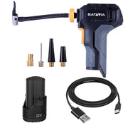 12V Cordless Compressor - Incl. 2.0 Ah Battery And USB-C Charging Cable