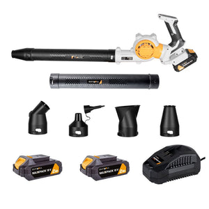Soplador multifunción inalámbrico 18V - Completo con baterías y cargador