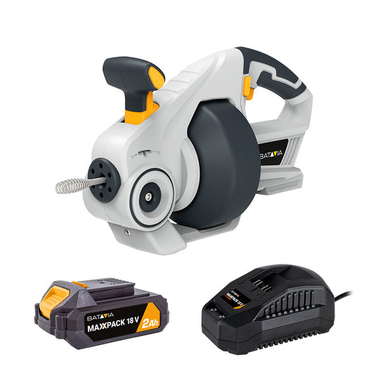 18V Cordless Drain Cleaning Auger - 6.8 m