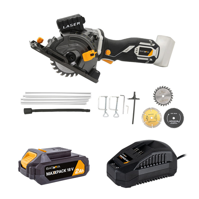 Load image into Gallery viewer, 18V Cordless Mini Circular Saw 89mm

