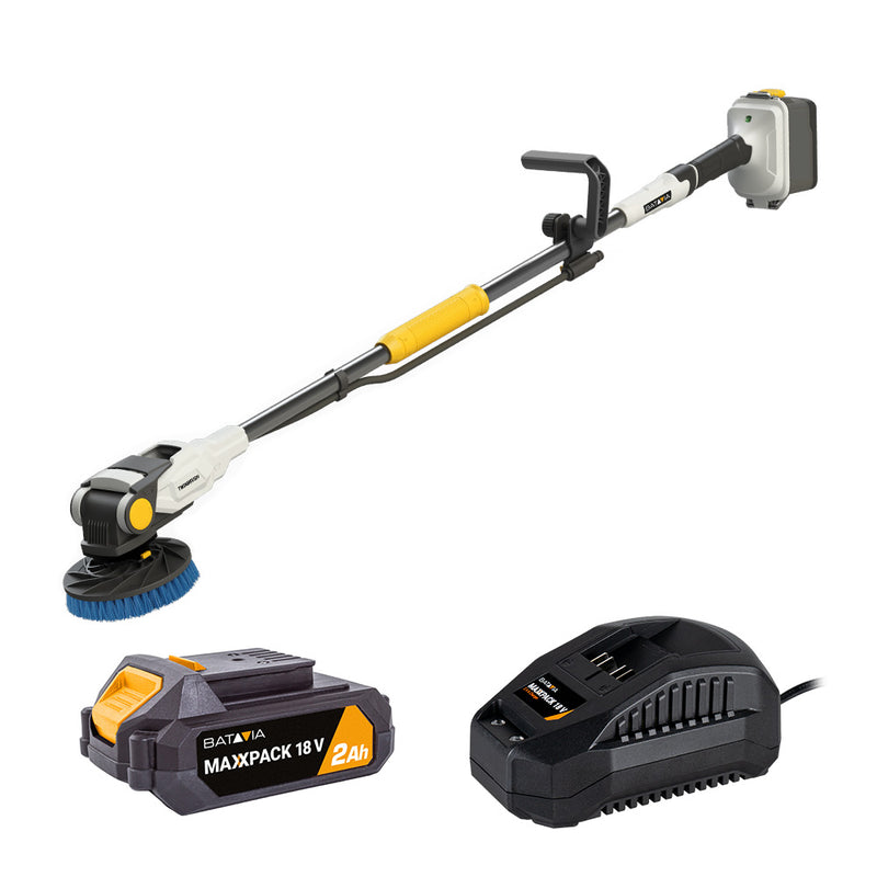 Cargue la imagen en el visor de la galería, Twin Brush Cepillo Rotativo de Limpieza 18V de Batería sin Escobillas
