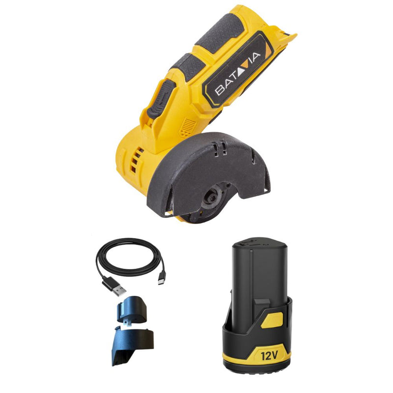 Carica immagine in Galleria Viewer, Smerigliatrice angolare a batteria 12V 76 mm
