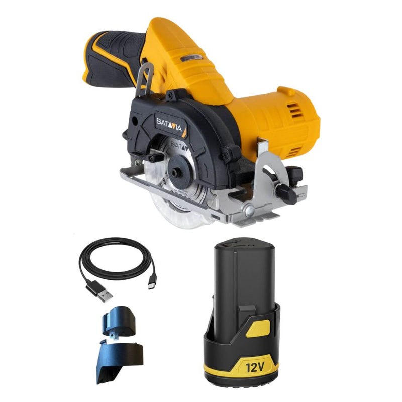 Carica immagine in Galleria Viewer, Sega Circolare 12V a Batteria 85 mm
