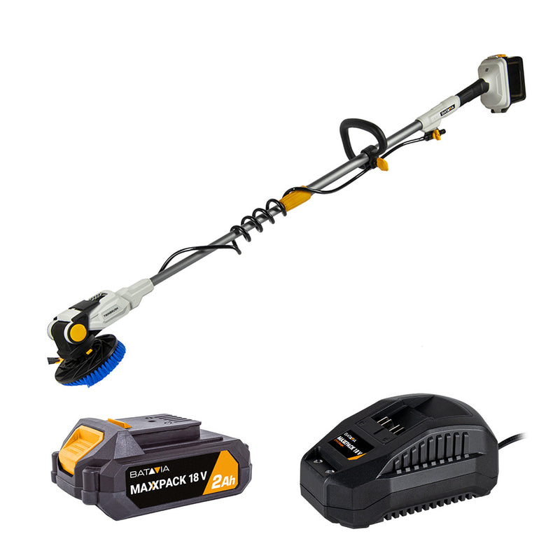 Chargez l'image dans la visionneuse de la galerie, Twin Brush - Brosse Motorisée Télescopique 18V sans fil
